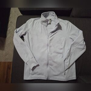 Mondetta White Full-Zip Sweater